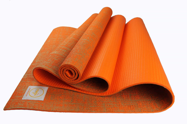 Jute Premium ECO Fitness, pilates, Yoga Mat + Foot Massager - 7.5 X 17.5 cm